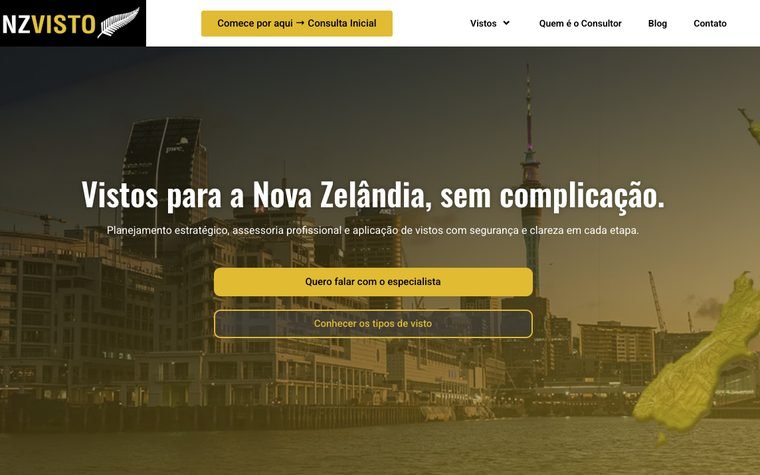 NZ Visto website